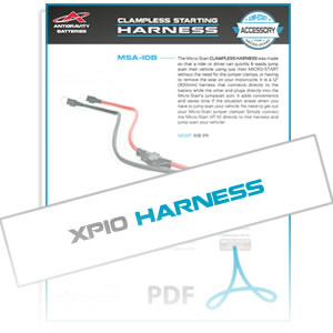 MSA10B Clampless Harness Info Sheet