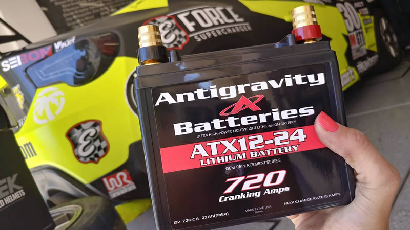 Michele Abbate & AG-ATX12-16 Race Battery Michele Abbate & AG-ATX12-16 Race Battery