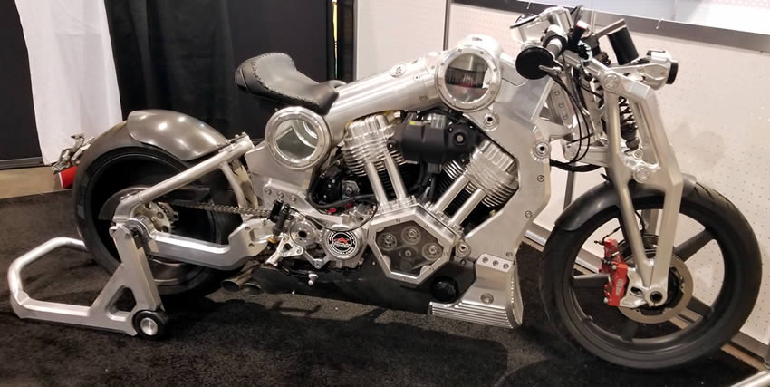 Antigravity Batteries & the Confederate Motors P51 Combat Fighter at SEMA
