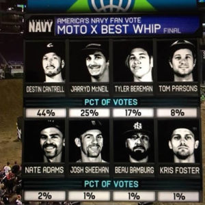 Destin Cantrell Voted Gold Medalist Best Whip X Games