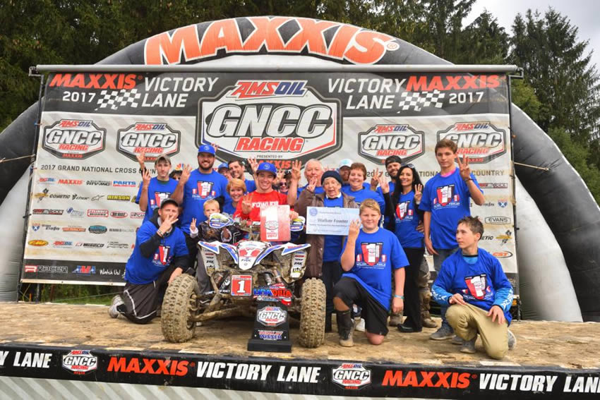 Walker Fowler GNCC Victory, Friends & Family