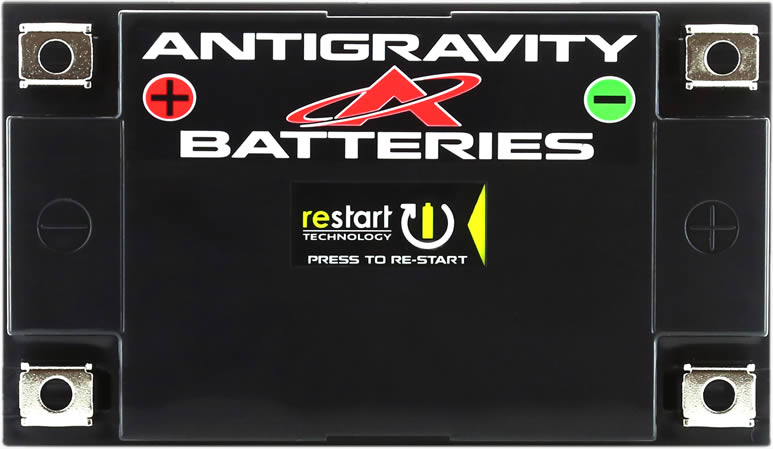 4 Terminal Motorcycle Battery, Antigravity Re-Start & BMS