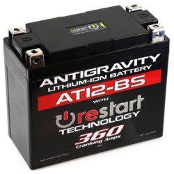 AT12-BS-RS Lithium Motorsports Battery with RE-START