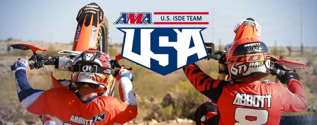 Destry and Cooper Abbott, ISDE USA Team 2018, Enduro Competition