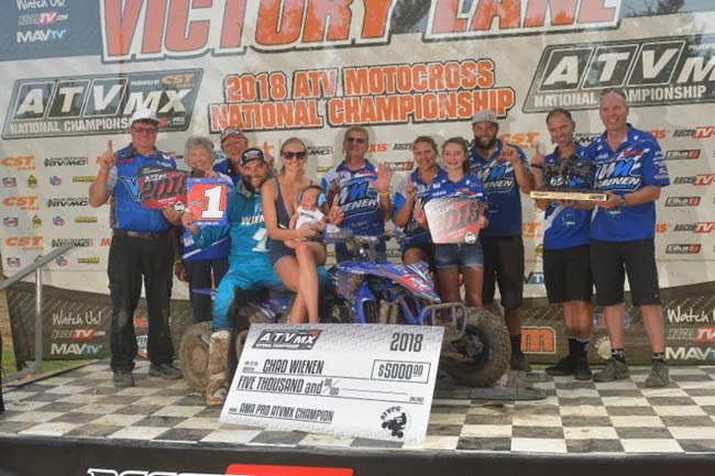Chad Wienen Pro ATV Motocross National Champion