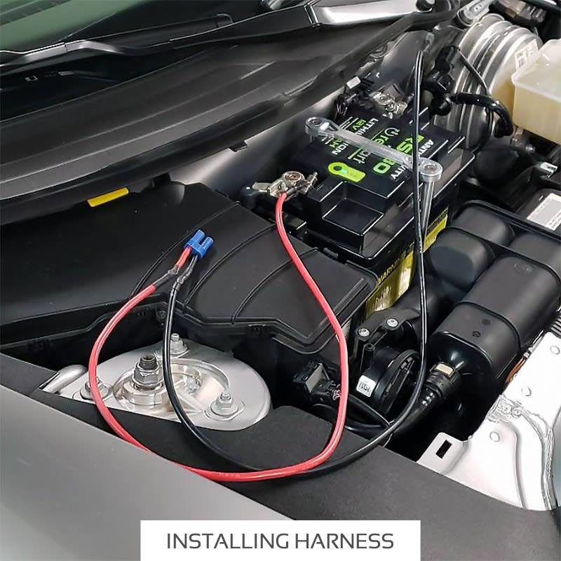 Long (42-in) Clampless Harness Vehicle Installation