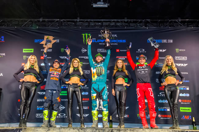Tomac Wins Anaheim 2, 450SX Main Event