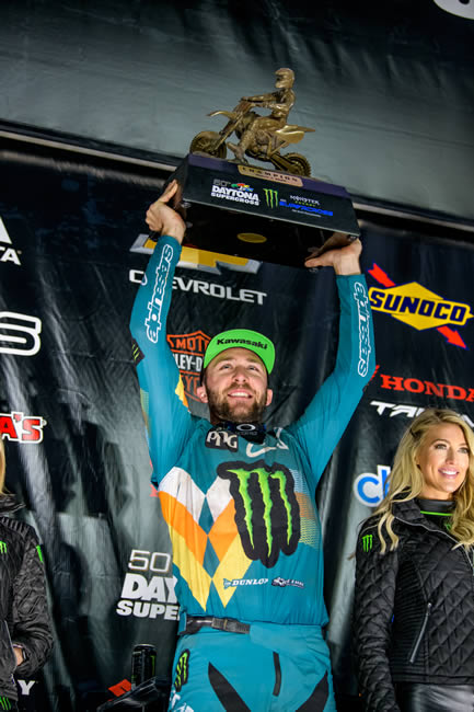 Eli Tomac, Four Career Wins at Daytona Supercross
