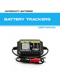 Antigravity Bluetooth Battery Tracker Instruction Manual