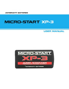 XP-3 Micro-Start User Instruction Manual