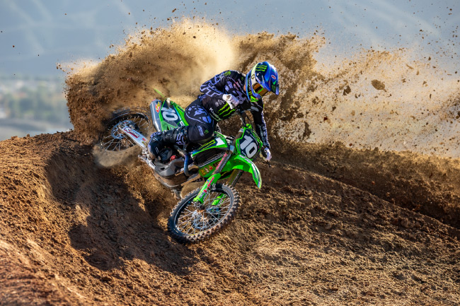 Seth Hammaker, Pro Circuit Kawasaki rider, Antigravity powered